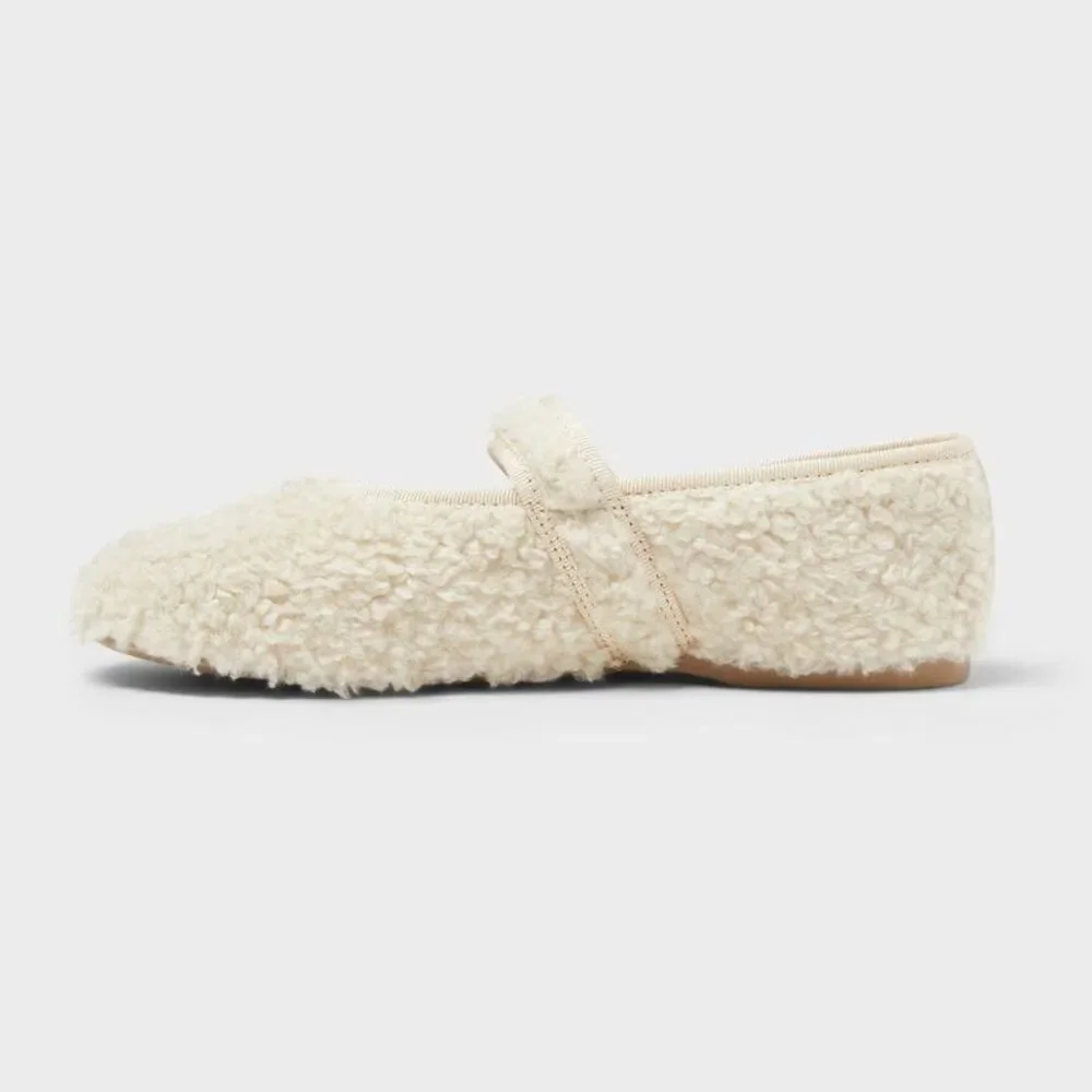 Kids' Quilla Ballet Flats - art class Cream 3